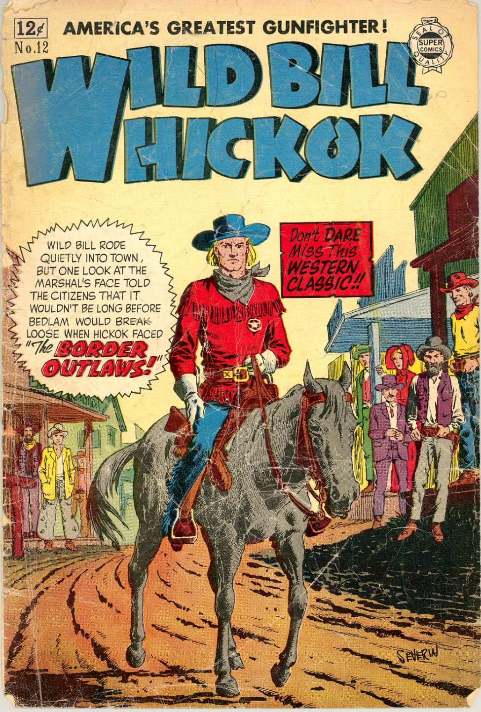 Comic Book Cover For Wild Bill Hickok 12