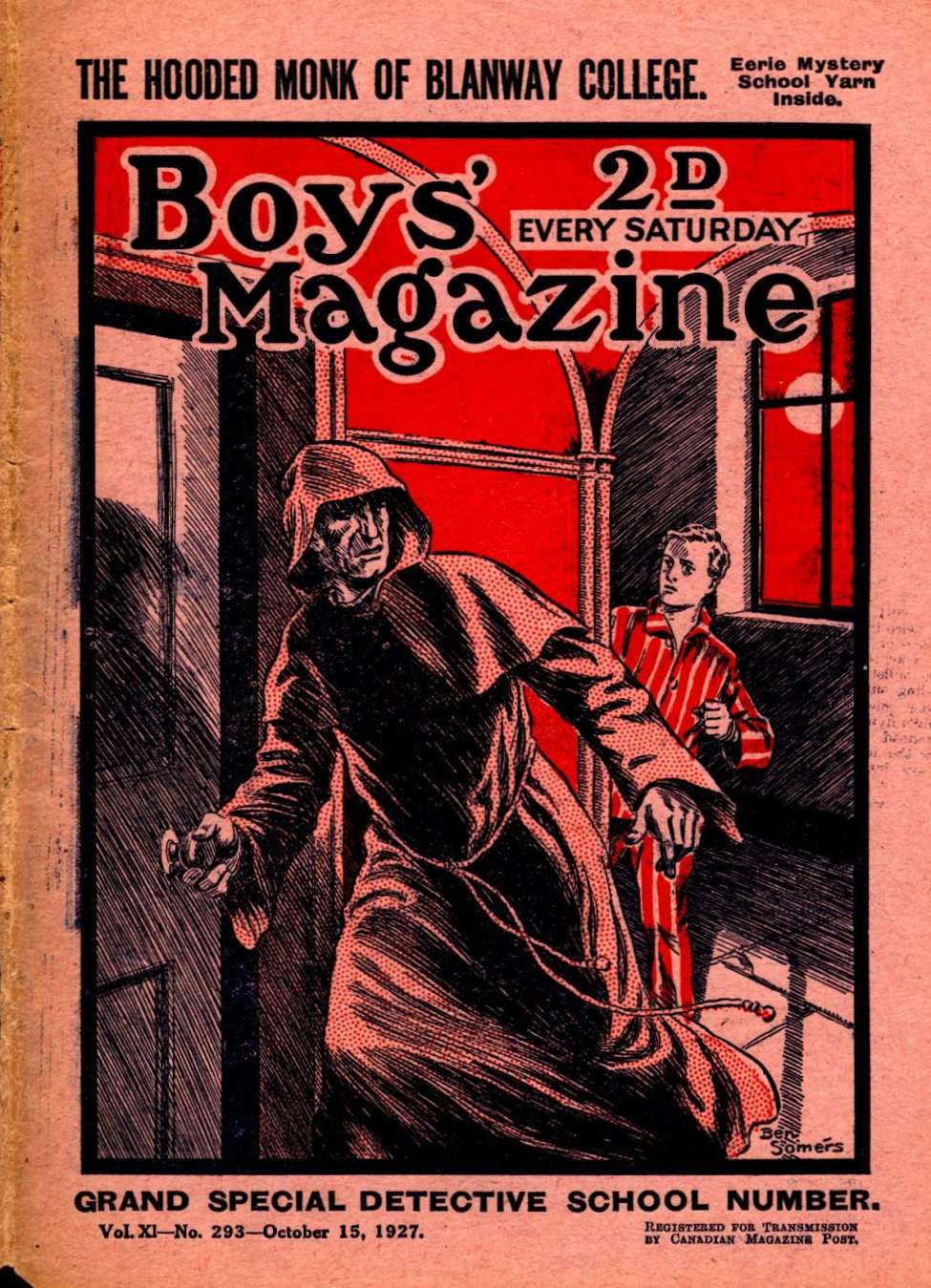 Book Cover For Boys' Magazine 293