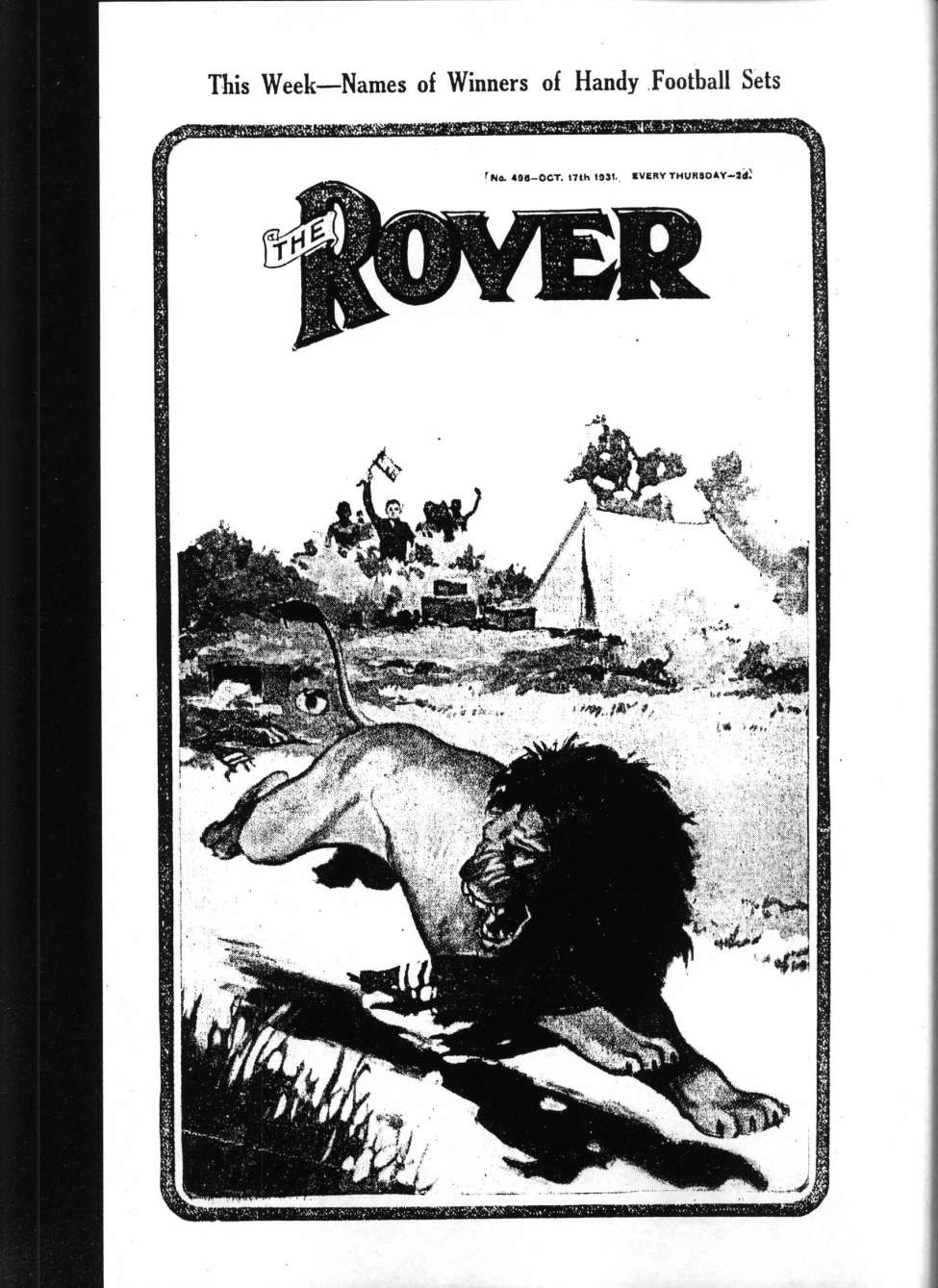 Book Cover For The Rover 496