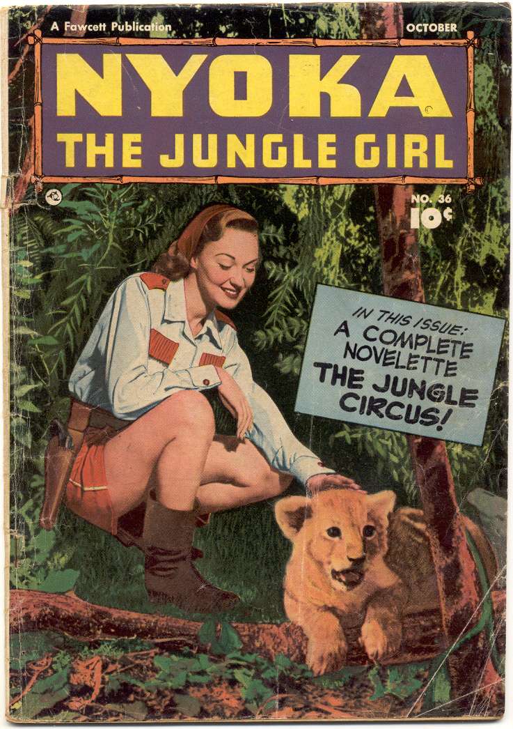 Book Cover For Nyoka the Jungle Girl 36 - Version 1