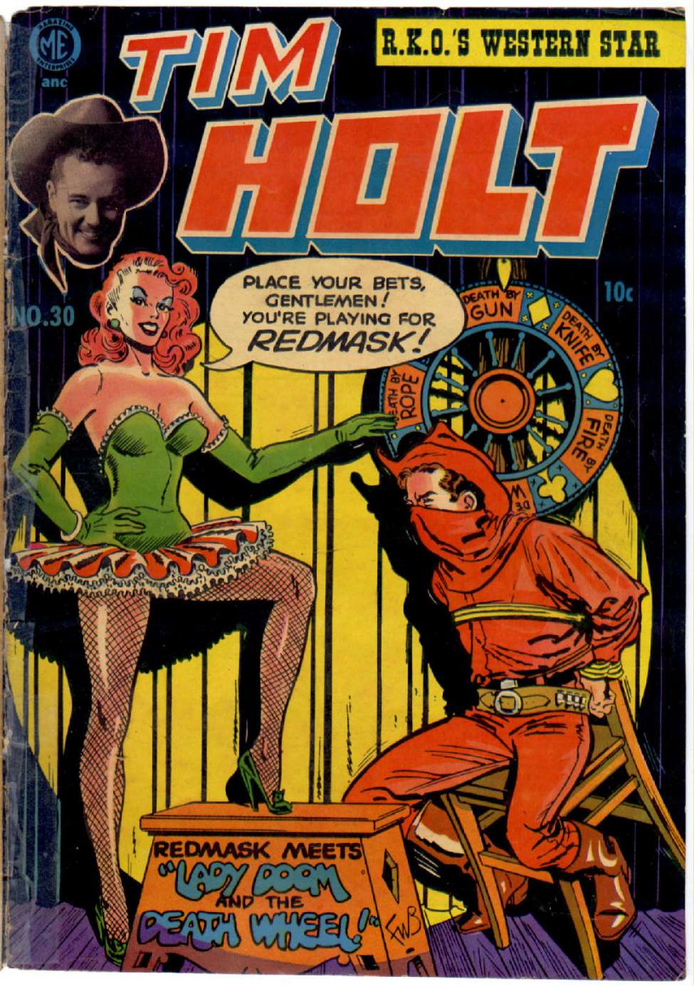 Comic Book Cover For Tim Holt 30