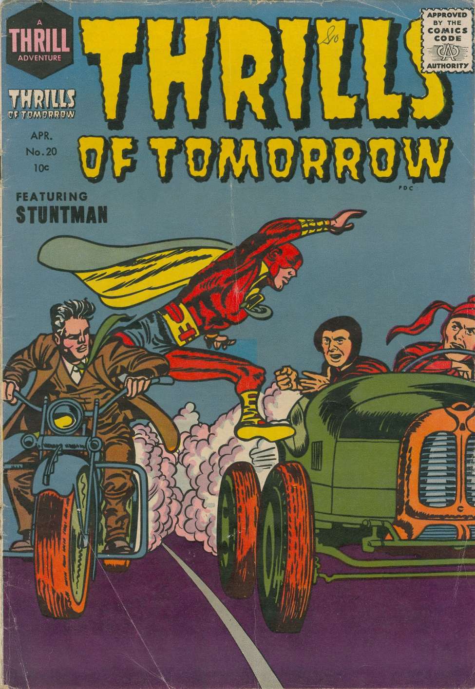Comic Book Cover For Thrills of Tomorrow 20