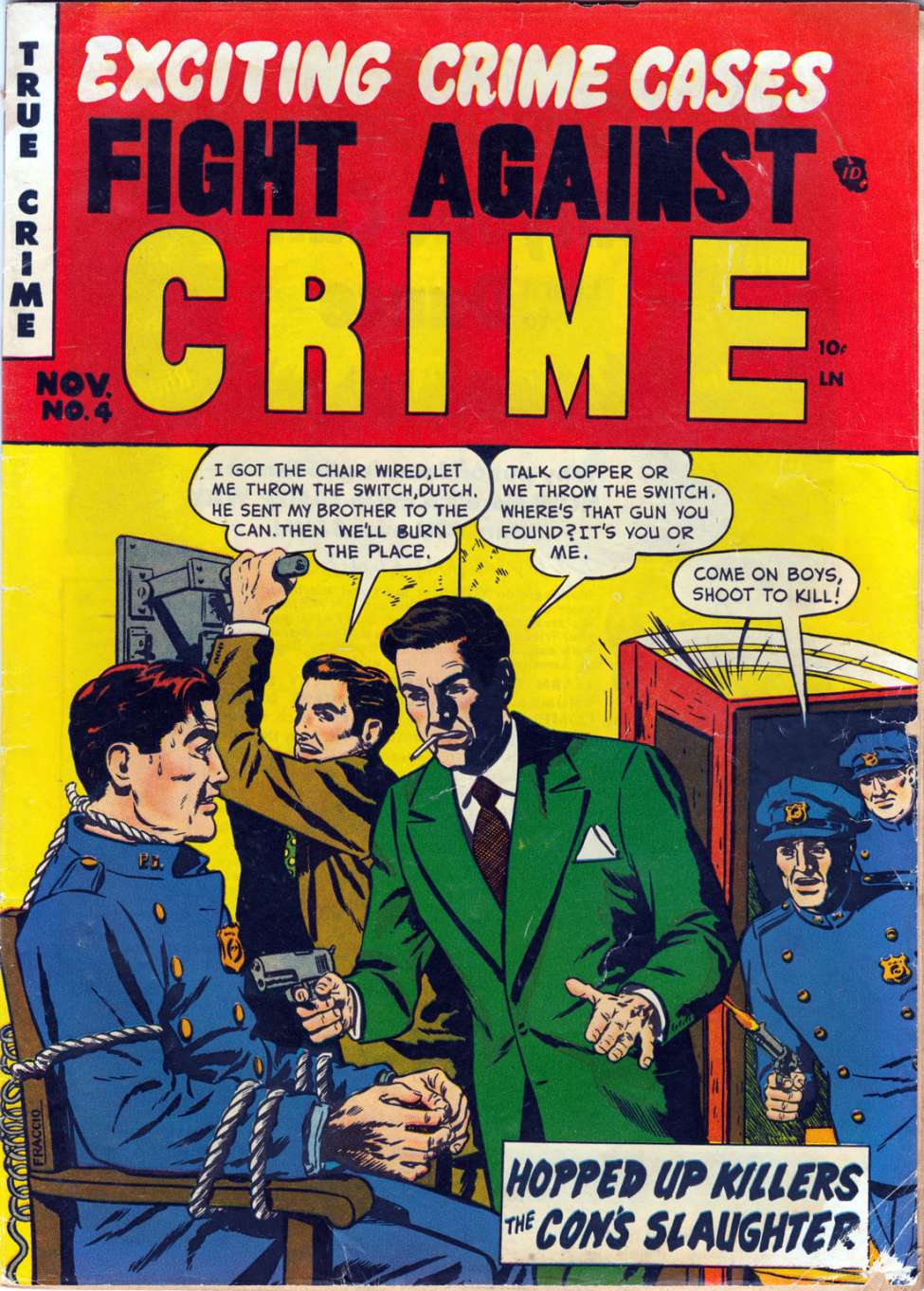 Comic Book Cover For Fight Against Crime 4