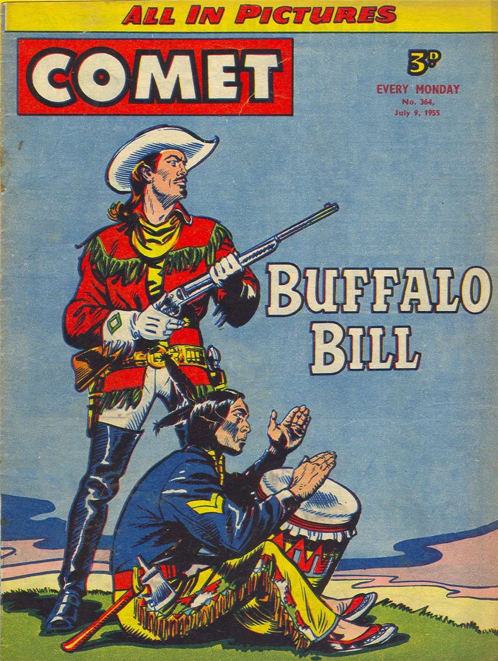 Comic Book Cover For The Comet 364