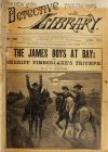 Cover For The New York Detective Library 428 - The James Boys at Bay