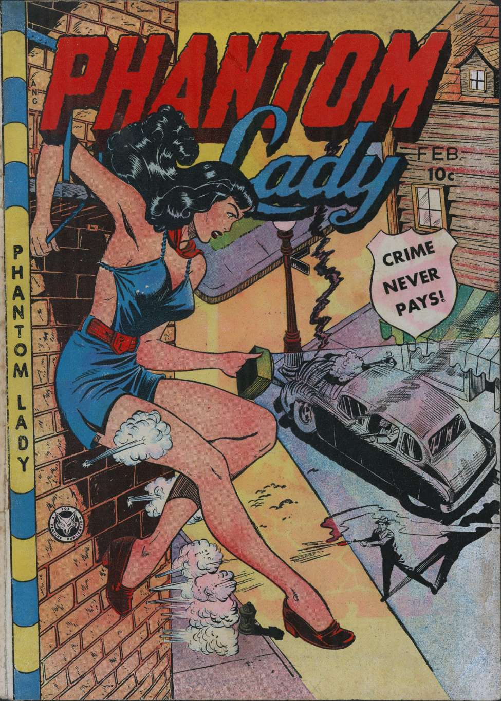 Comic Book Cover For Phantom Lady 22