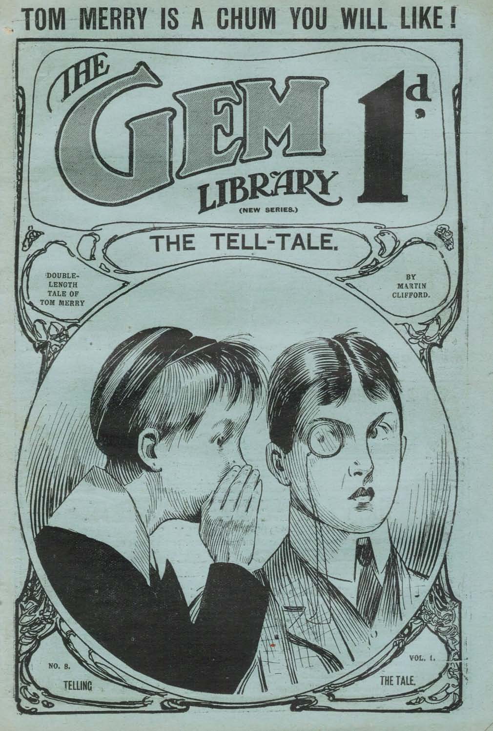 Comic Book Cover For The Gem v2 8 - The Tell-Tale