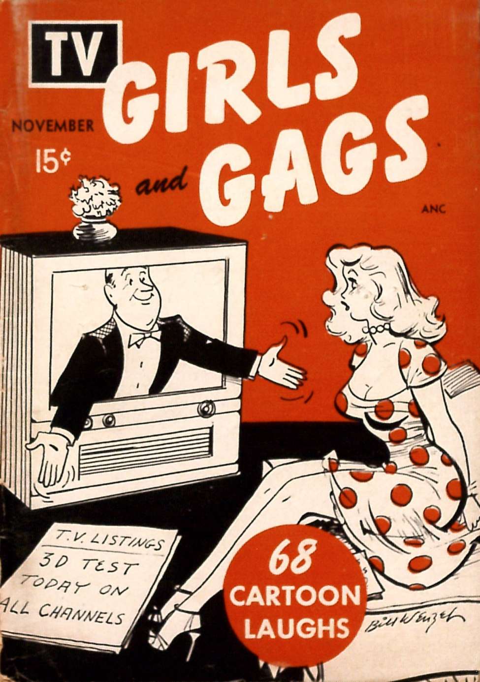 Book Cover For TV Girls and Gags v1 3