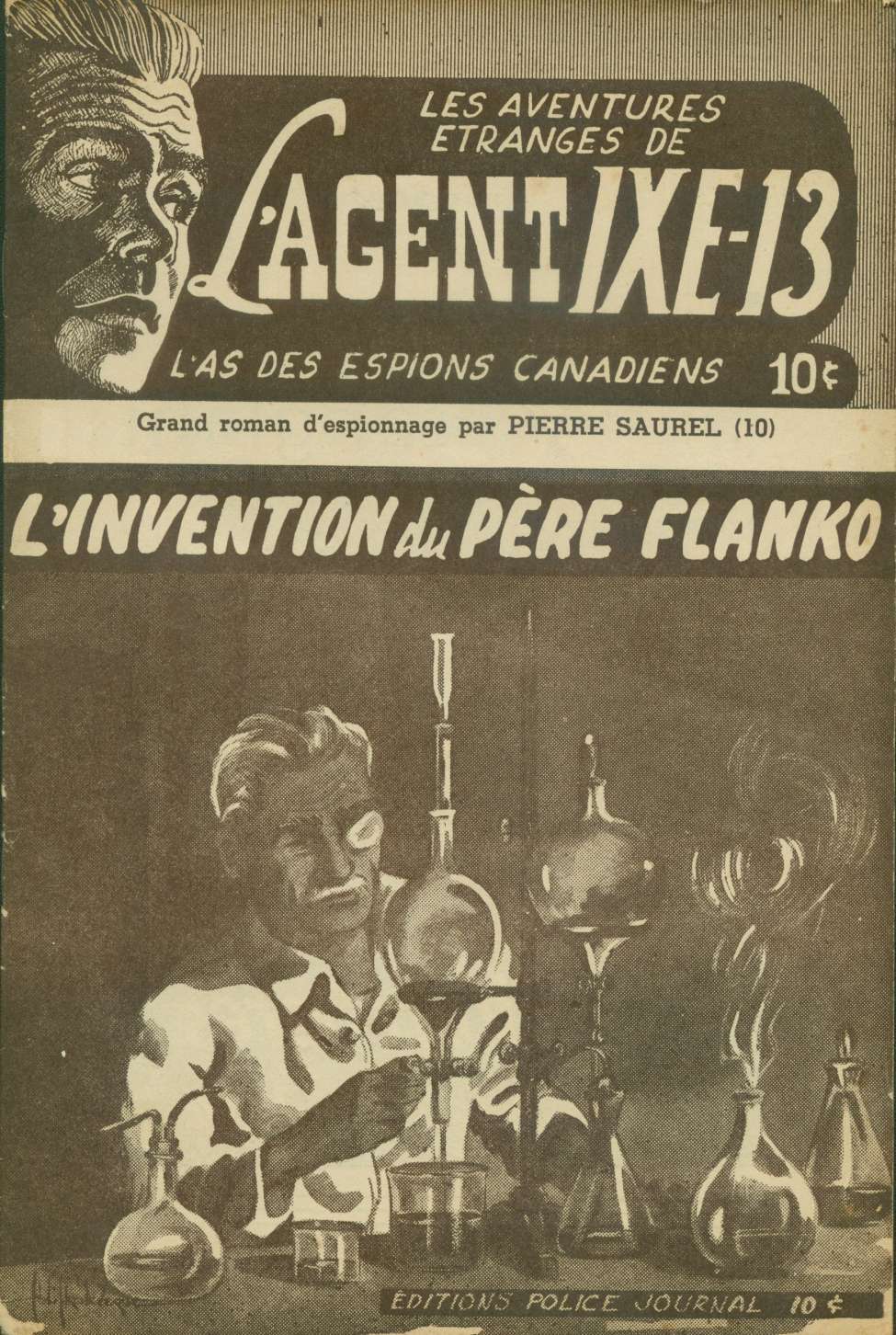 Comic Book Cover For L'Agent IXE-13 v2 10 – L’invention du père Flanko