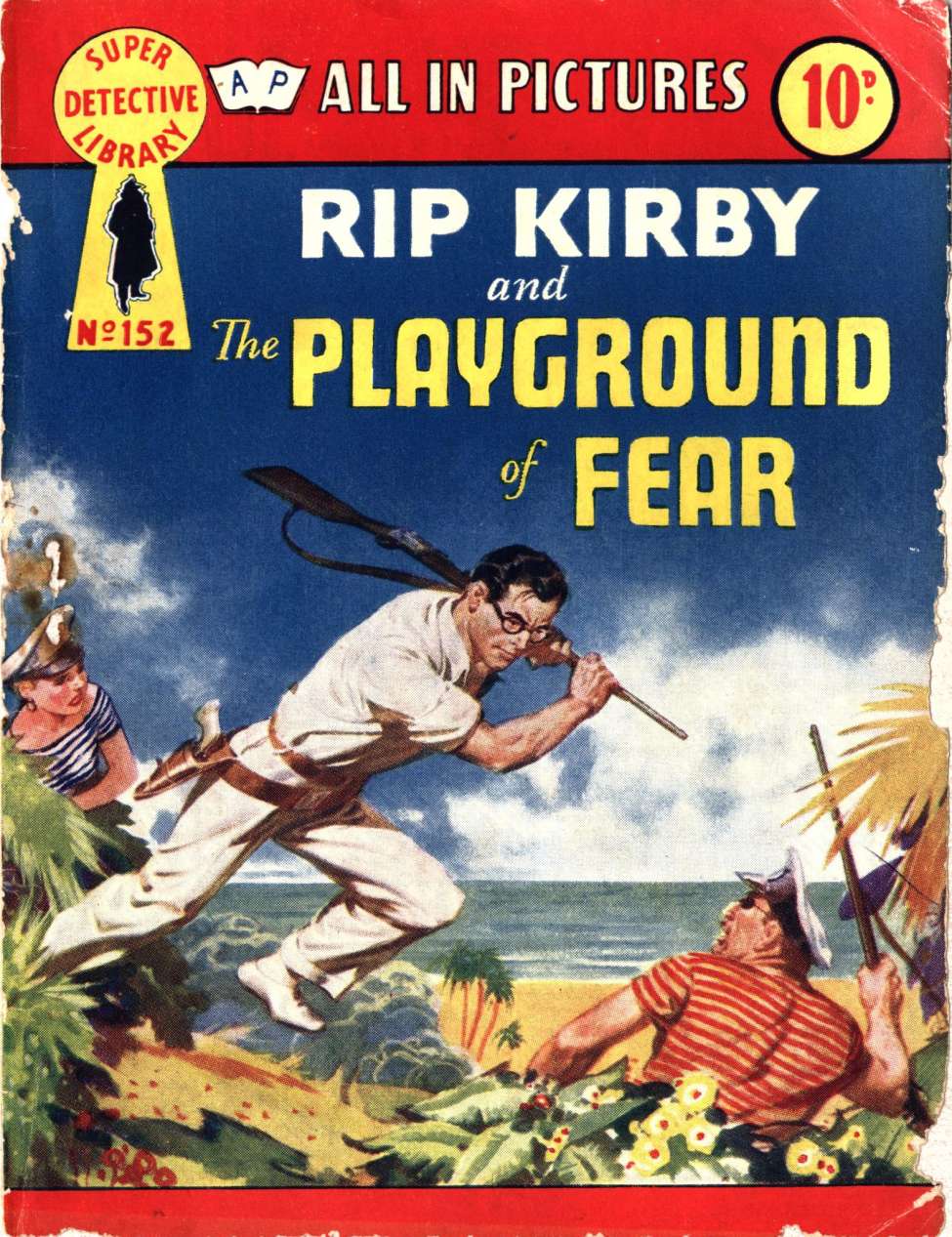 Book Cover For Super Detective Library 152 - The Playground of Fear