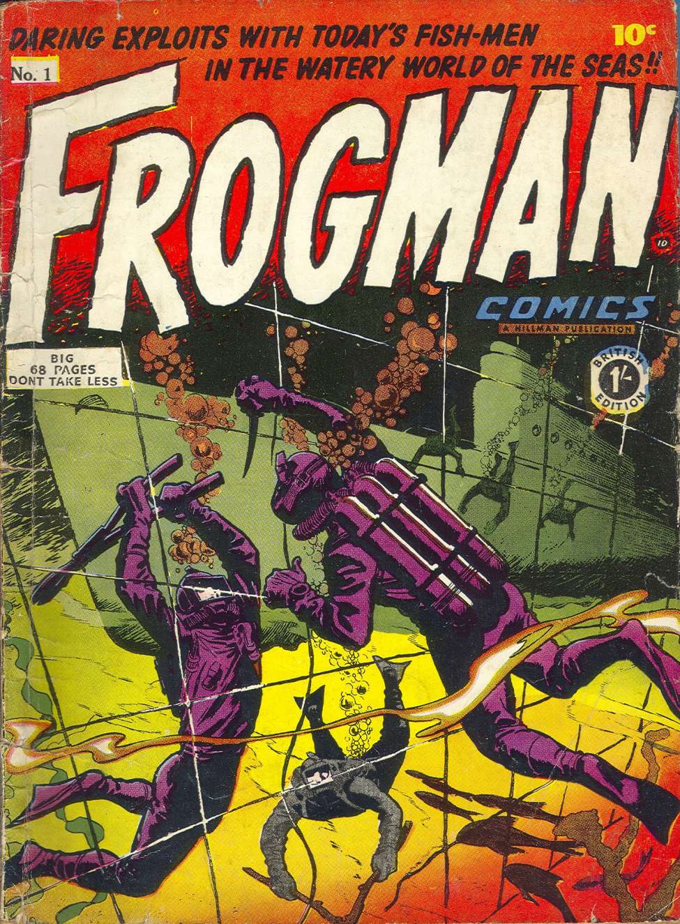 Book Cover For Frogman Comics 1 - Version 2