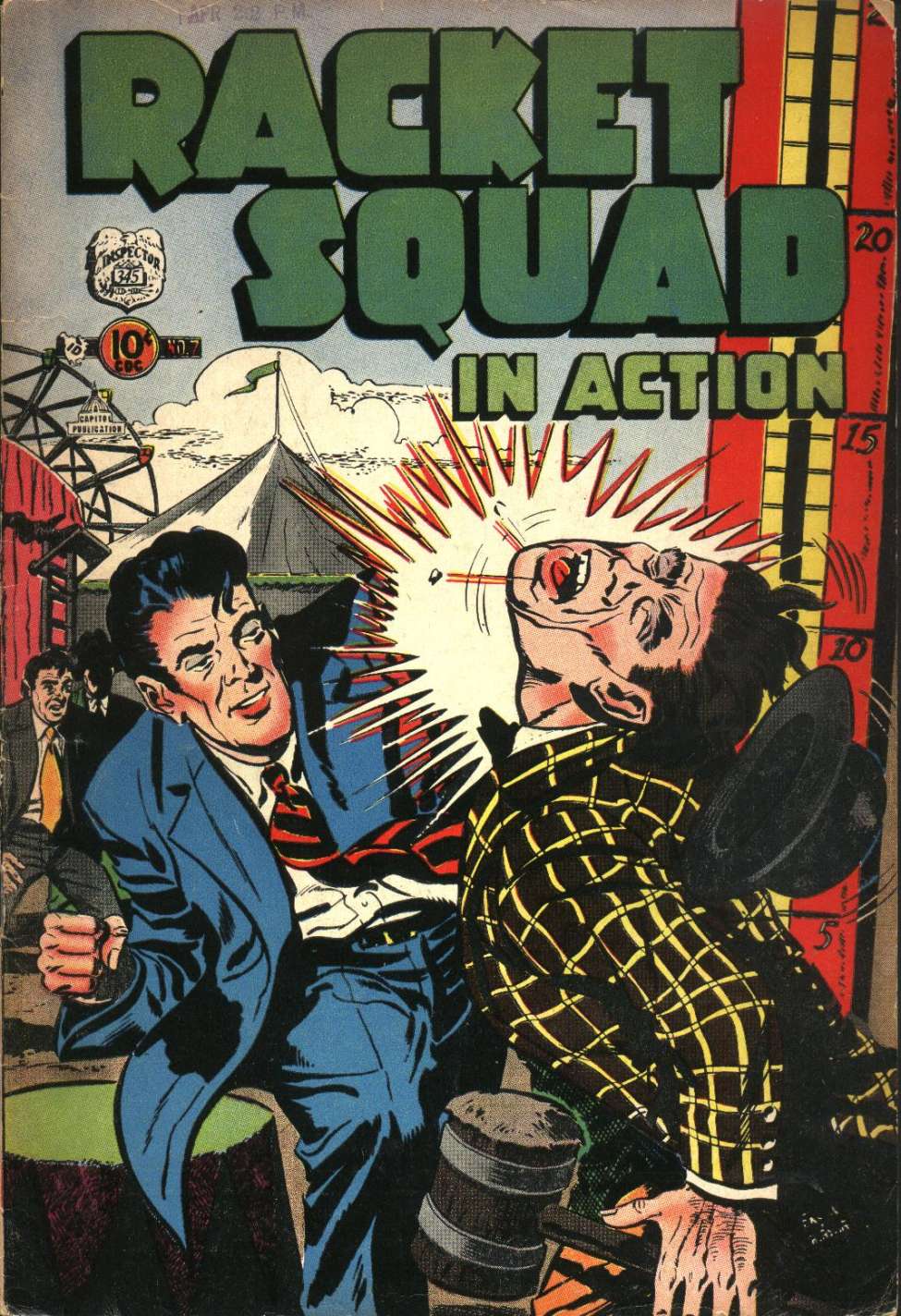 Comic Book Cover For Racket Squad in Action 7