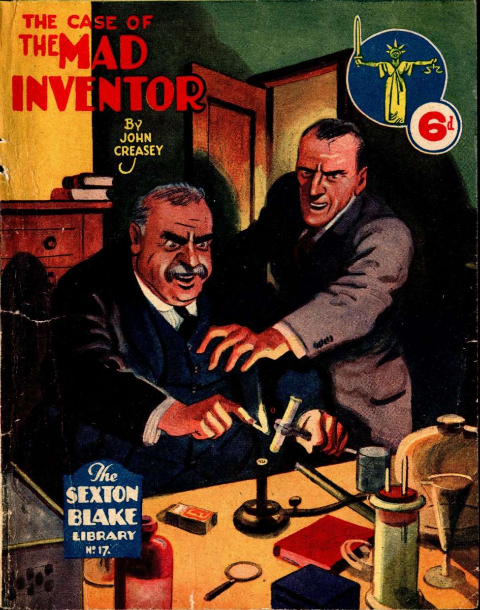 Comic Book Cover For Sexton Blake Library S3 17 - The Case of the Mad Inventor