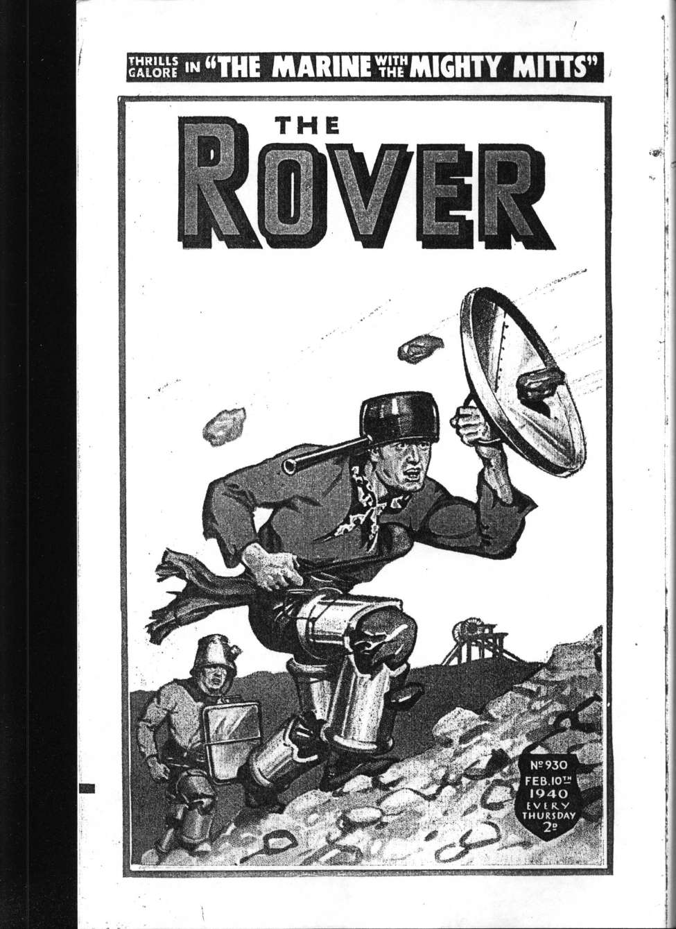 Comic Book Cover For The Rover 930