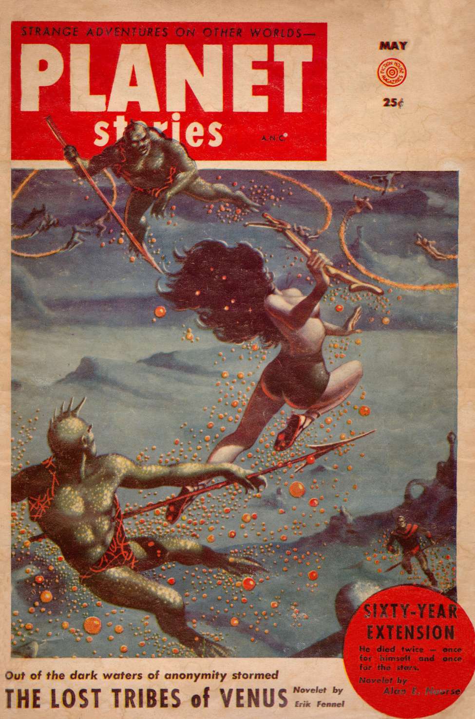 Book Cover For Planet Stories v6 6 - The Lost Tribes of Venus - Erik Fennel