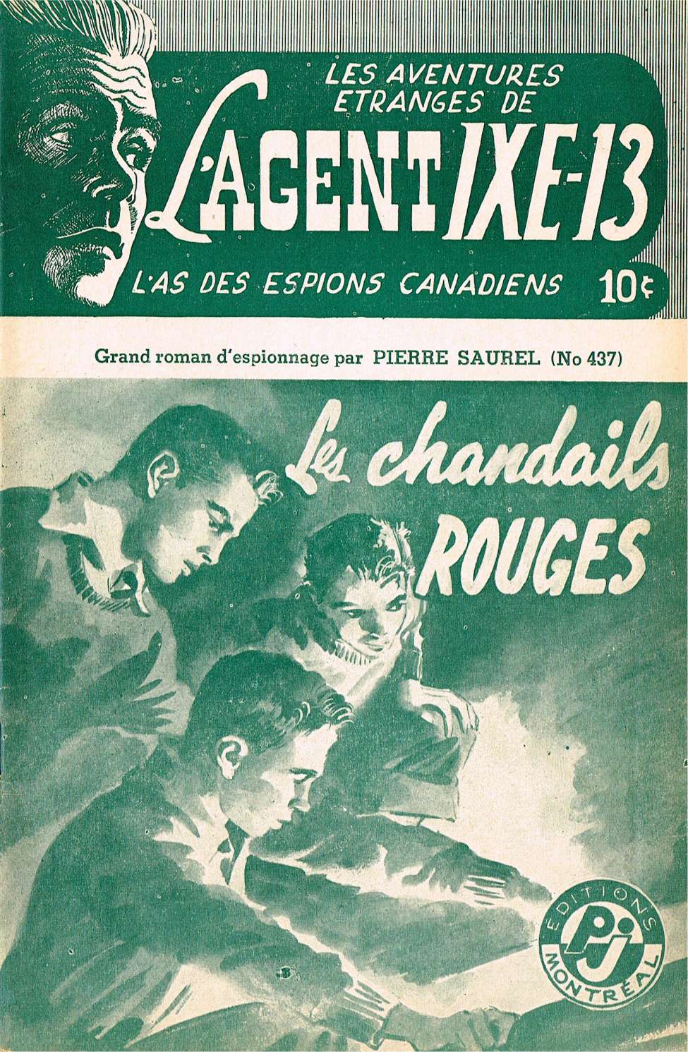 Book Cover For L'Agent IXE-13 v2 437 - Les chandails rouges