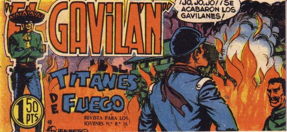 Book Cover For El Gavilan 18 - Titanes de Fuego
