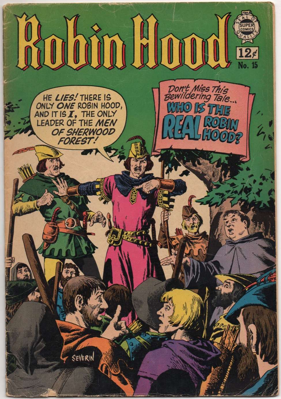 Comic Book Cover For Robin Hood 15