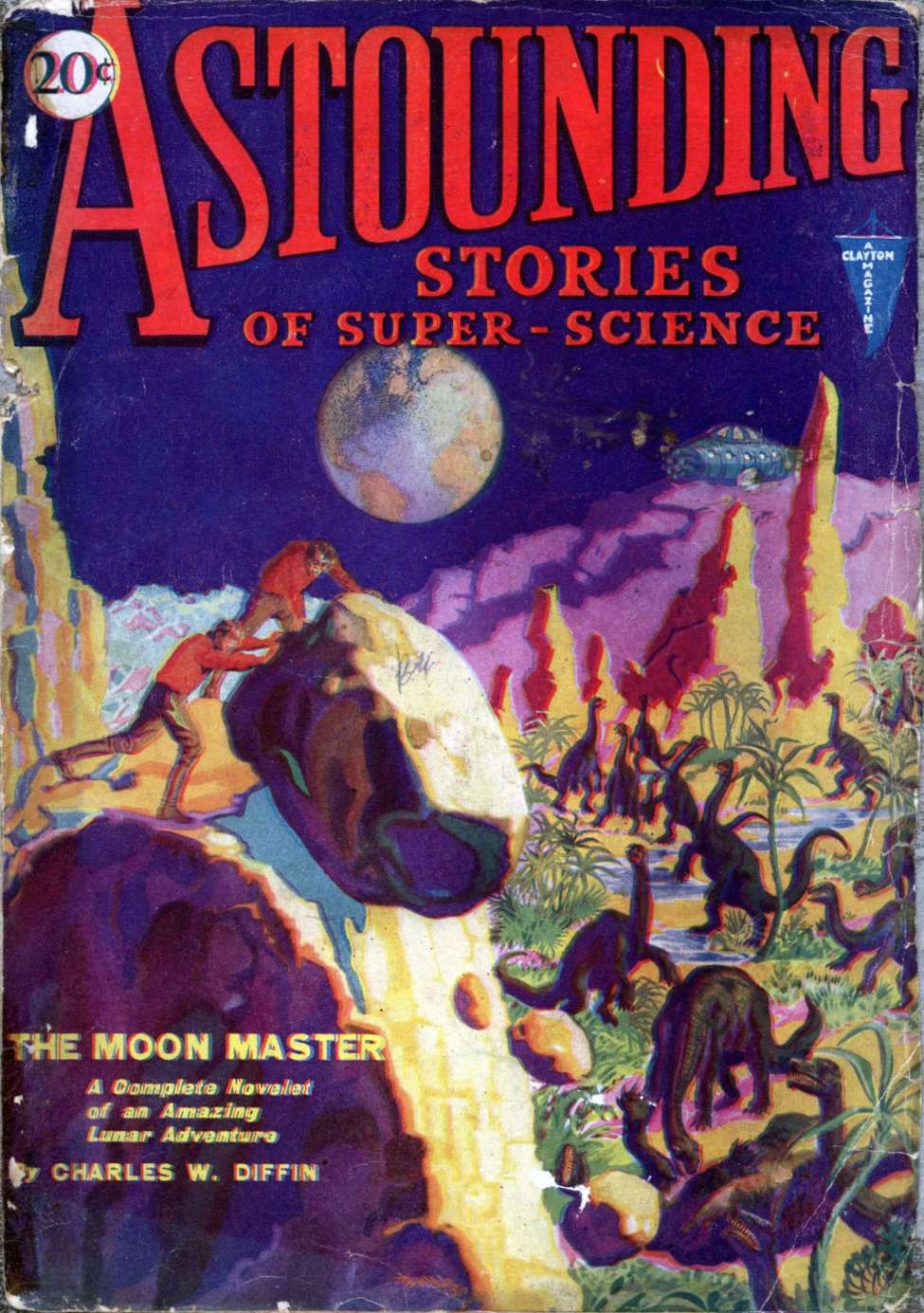 Comic Book Cover For Astounding v2 3 - The Moon Master - Charles W. Diffin