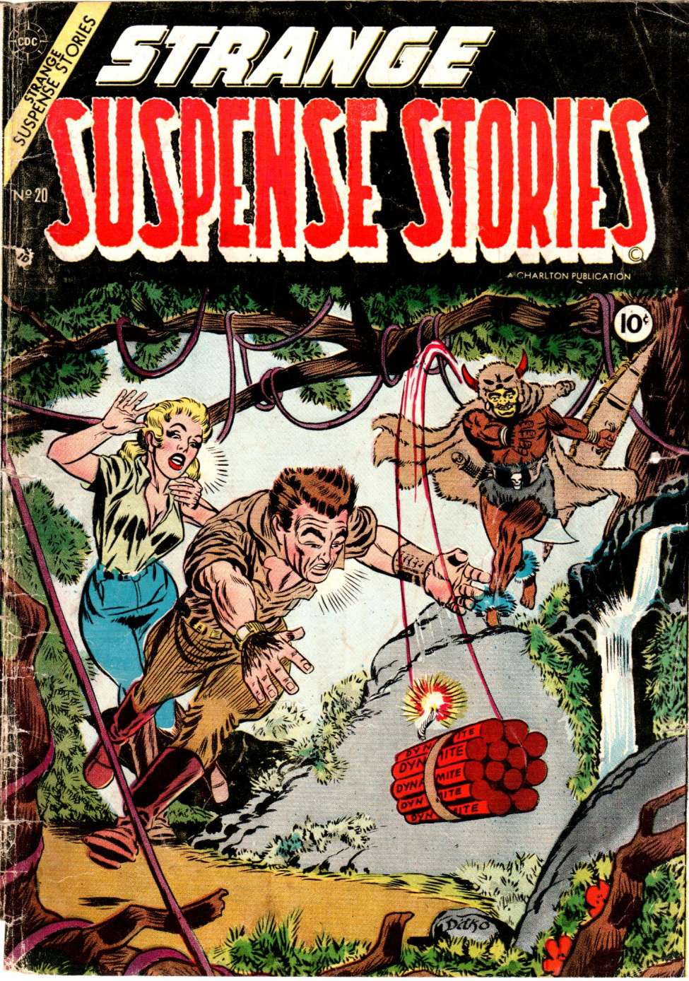 Comic Book Cover For Strange Suspense Stories 20