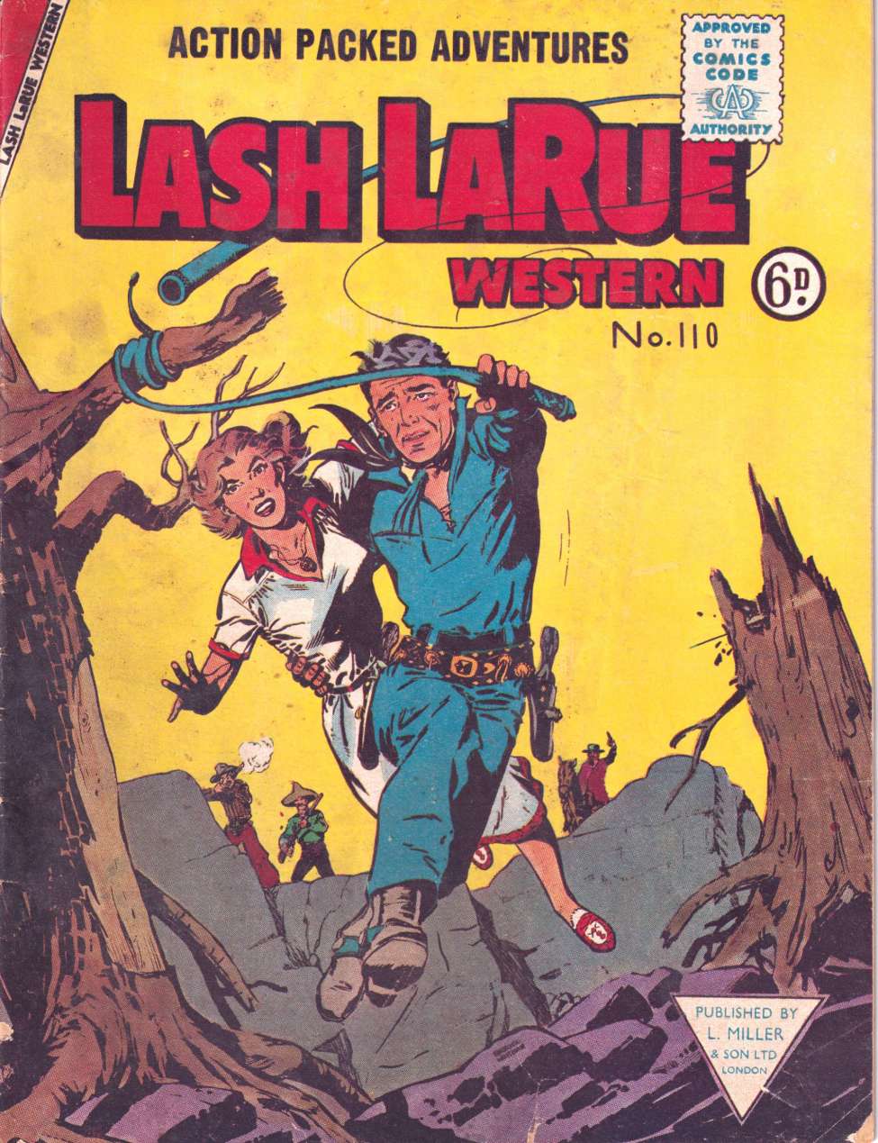 Book Cover For Lash LaRue Western 110