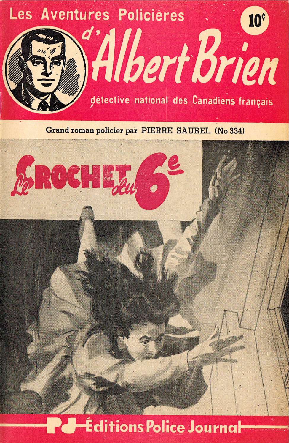 Comic Book Cover For Albert Brien v2 334 - Le Crochet du 6e