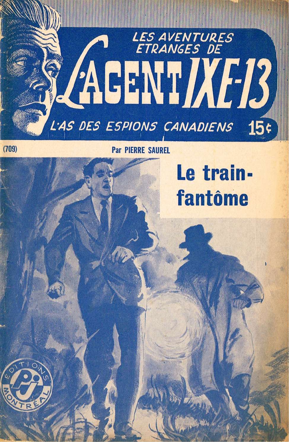 Book Cover For L'Agent IXE-13 v2 709 - Le train fantôme