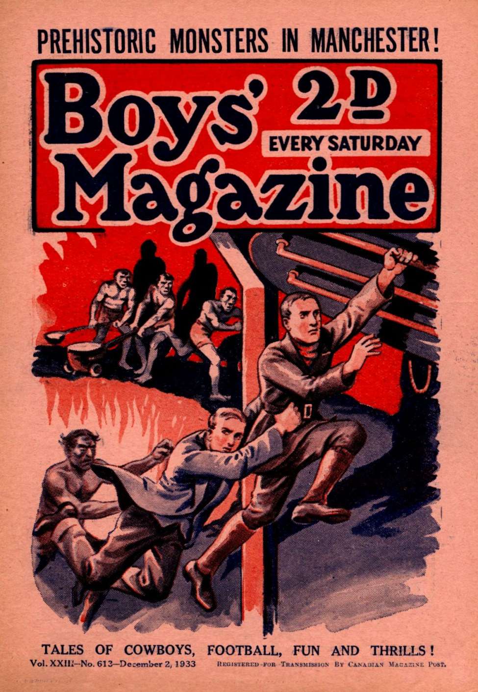 Book Cover For Boys' Magazine 613