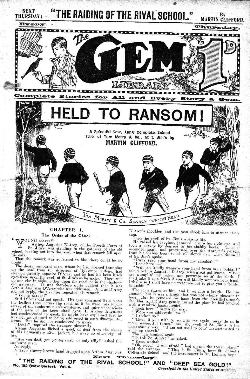 Book Cover For The Gem v2 199 - Held to Ransom