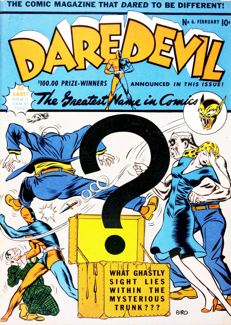 Comic Book Cover For Daredevil Comics 7 (paper/2fiche) Pt.1 - Version 2