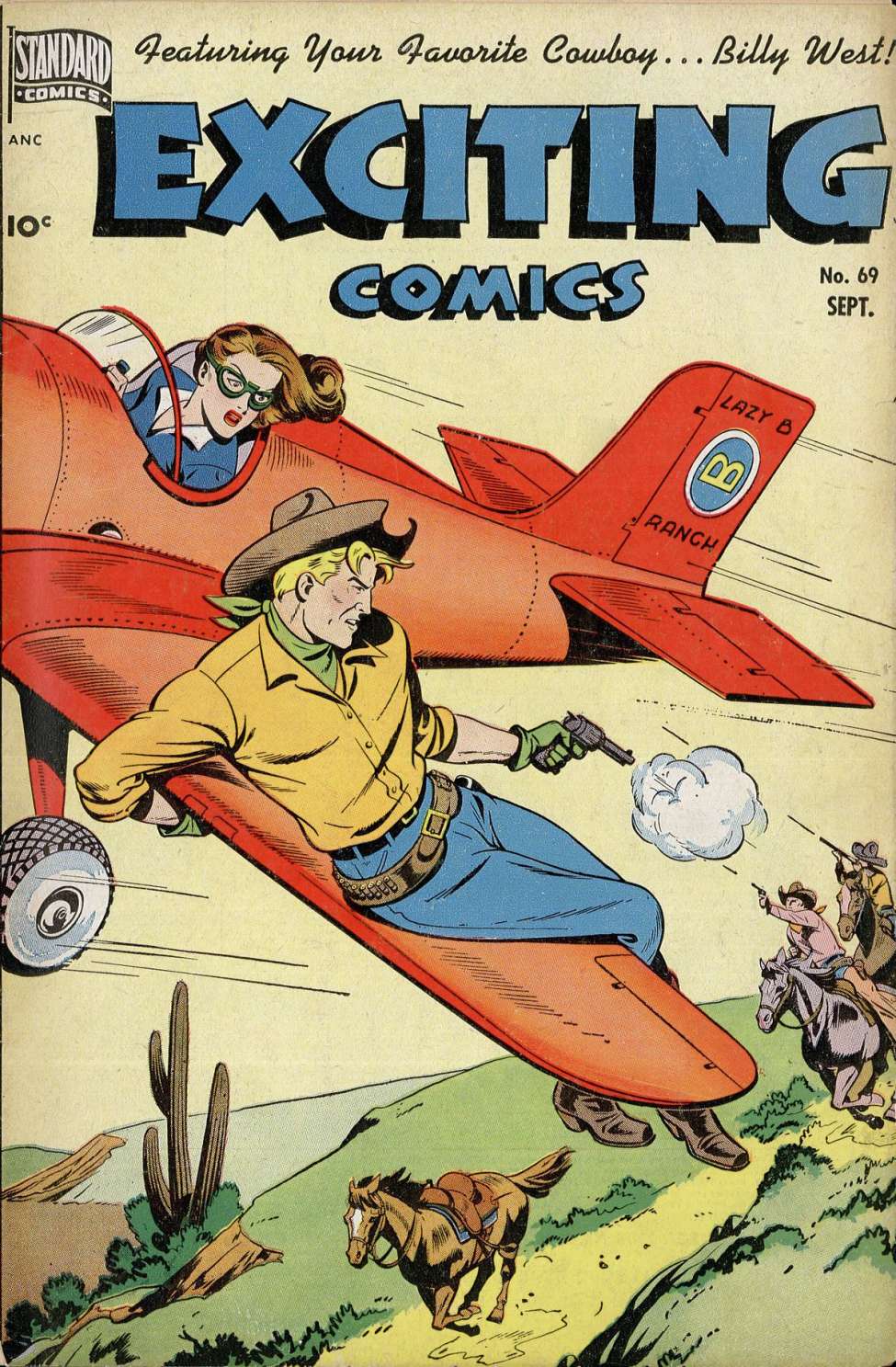 Comic Book Cover For Exciting Comics 69