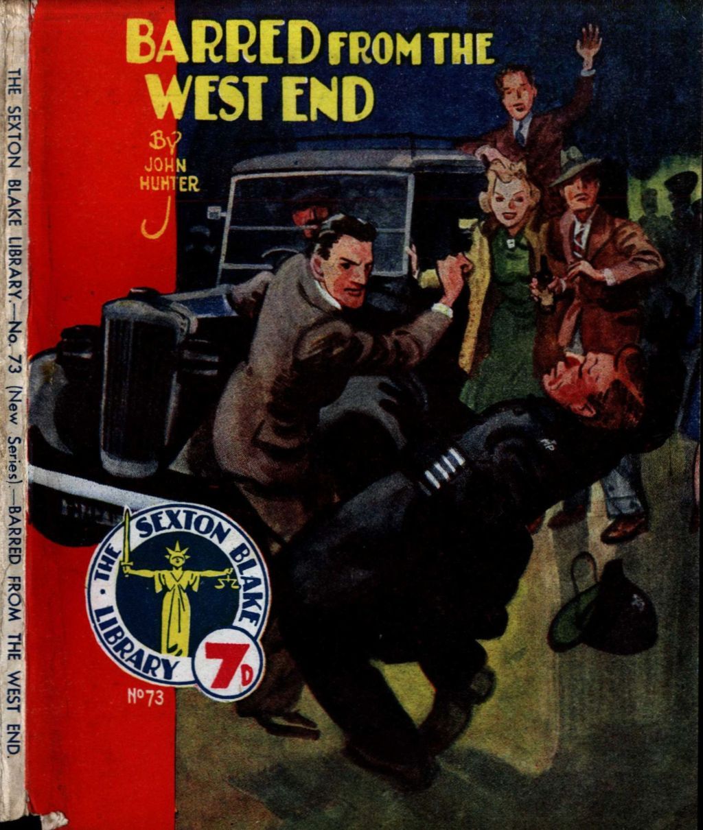 Comic Book Cover For Sexton Blake Library S3 73 - Barred from the West End