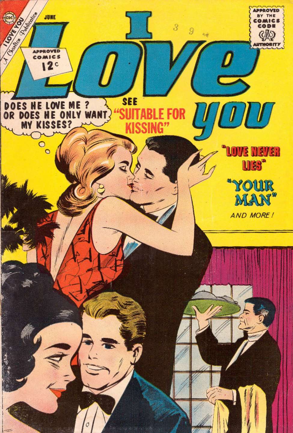 Comic Book Cover For I Love You 40 - Version 1