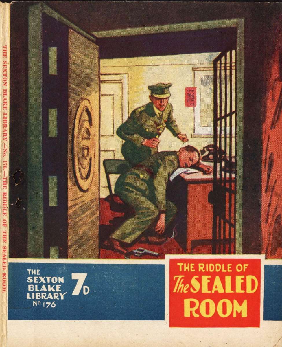 Comic Book Cover For Sexton Blake Library S3 176 - The Riddle of the Sealed Room