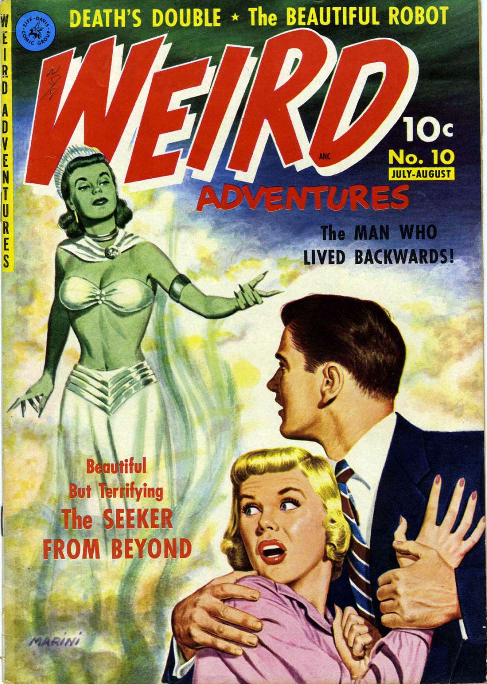 Comic Book Cover For Weird Adventures 10