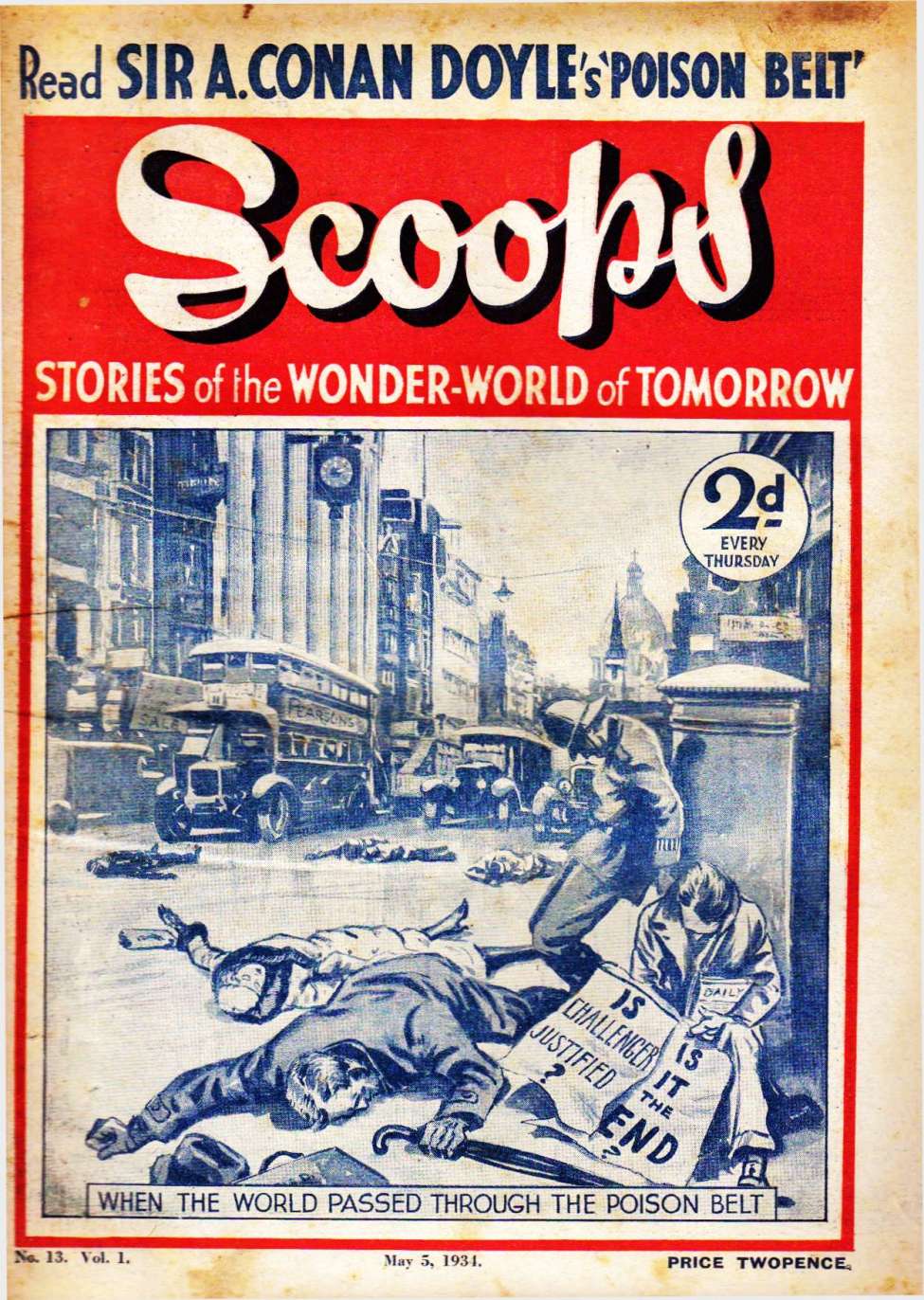 Comic Book Cover For Scoops 13 - The Poison Belt