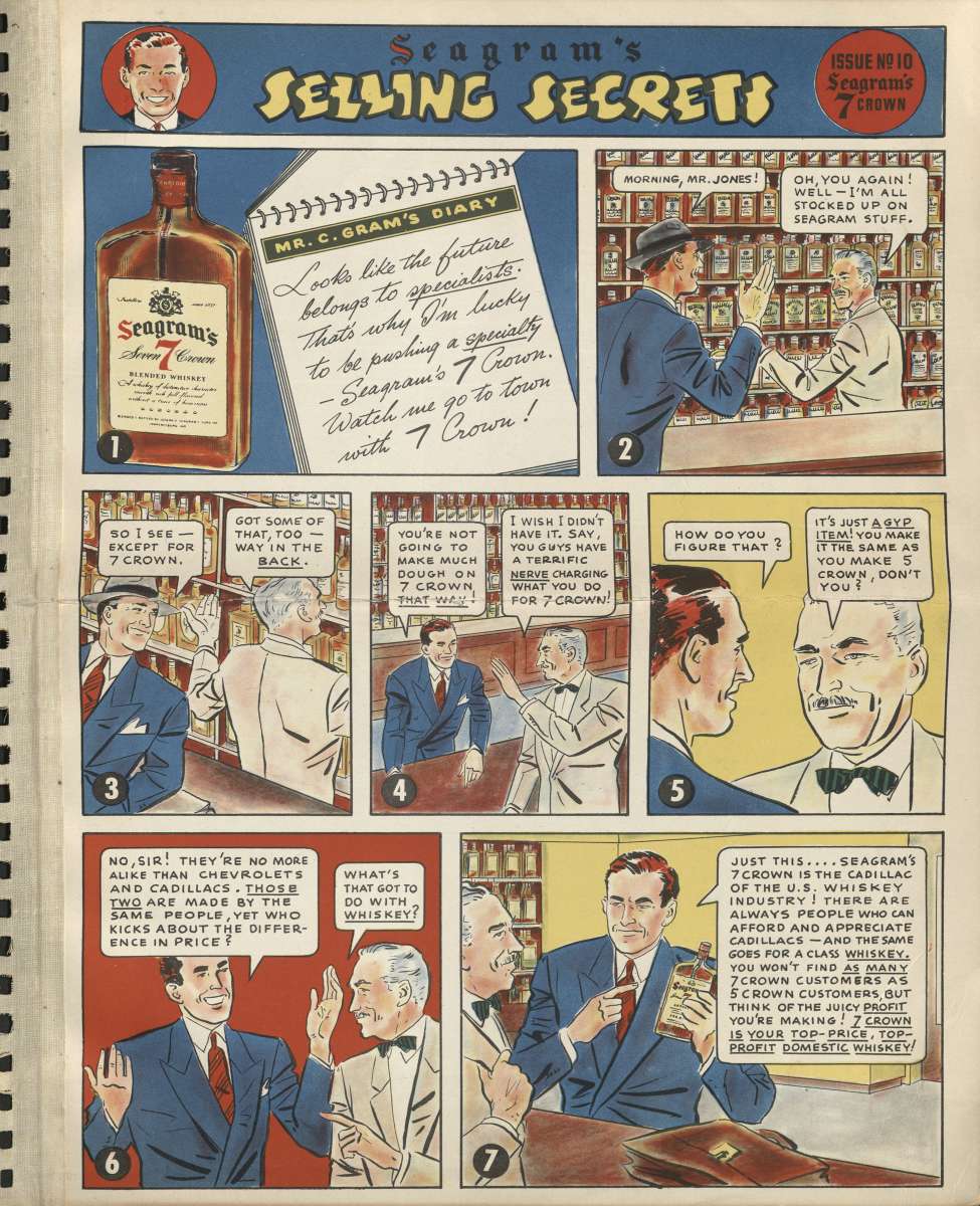 Book Cover For Seagram's Selling Secrets 10
