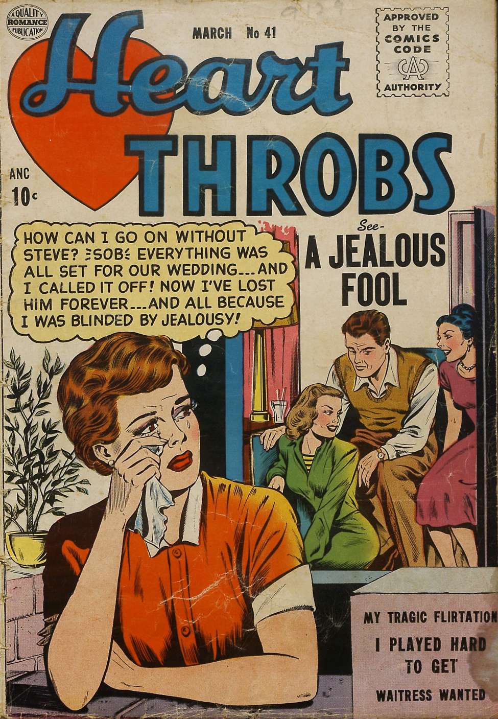 Book Cover For Heart Throbs 41