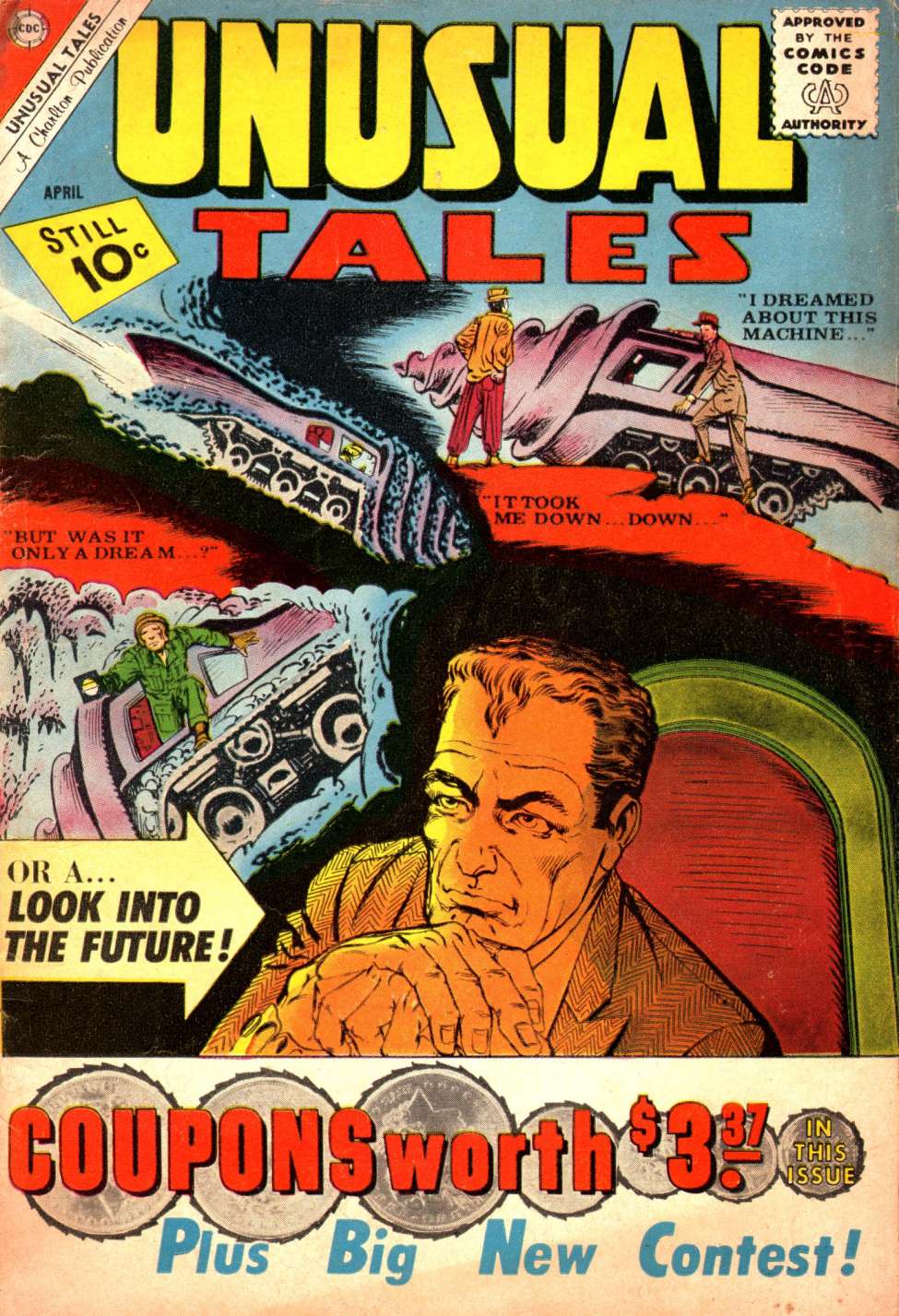Comic Book Cover For Unusual Tales 27