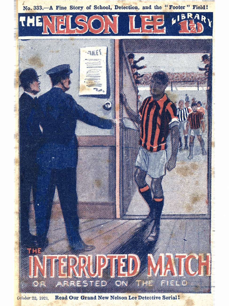 Comic Book Cover For Nelson Lee Library s1 333 - The Interrupted Match
