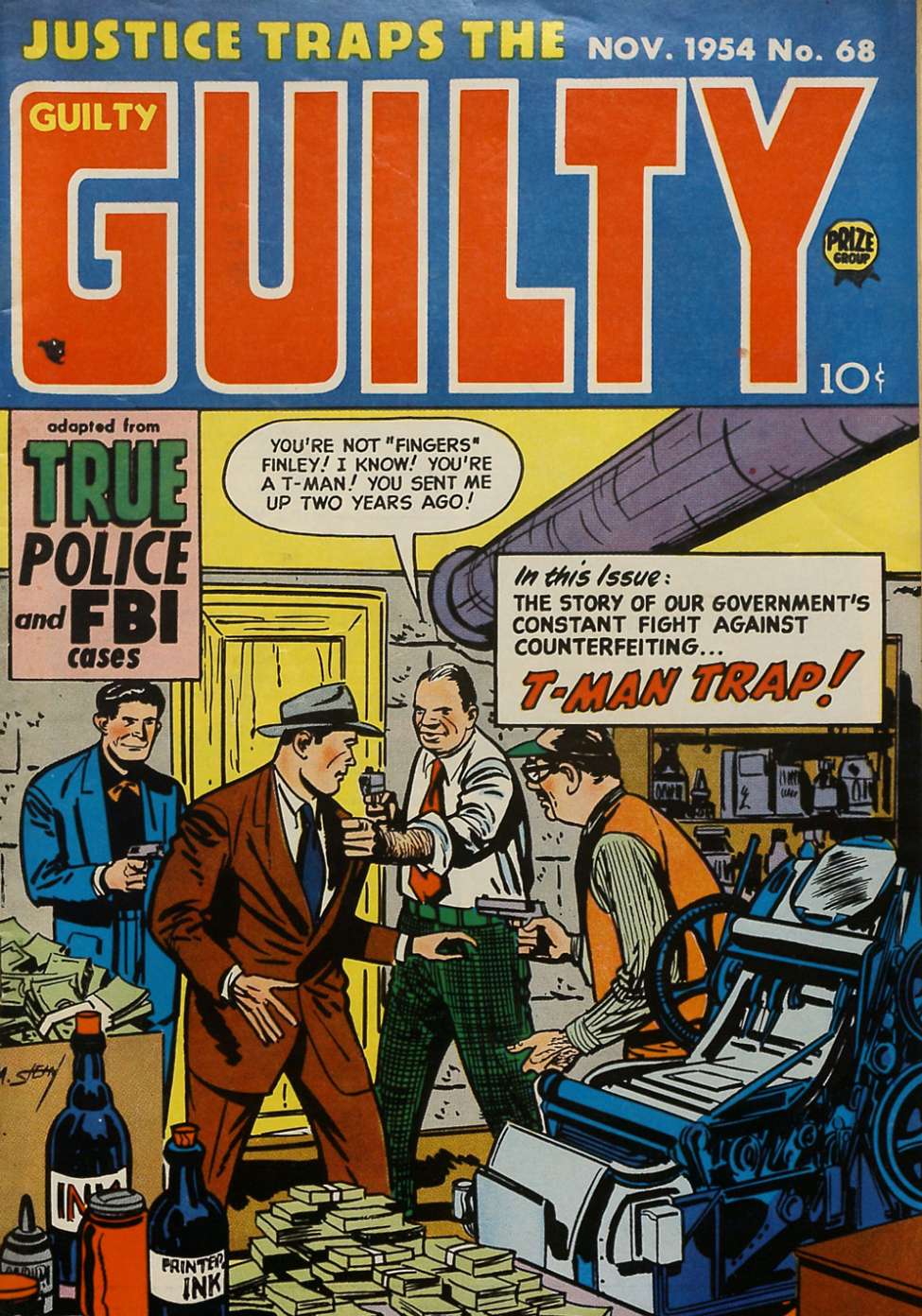 Book Cover For Justice Traps the Guilty 68 (alt)
