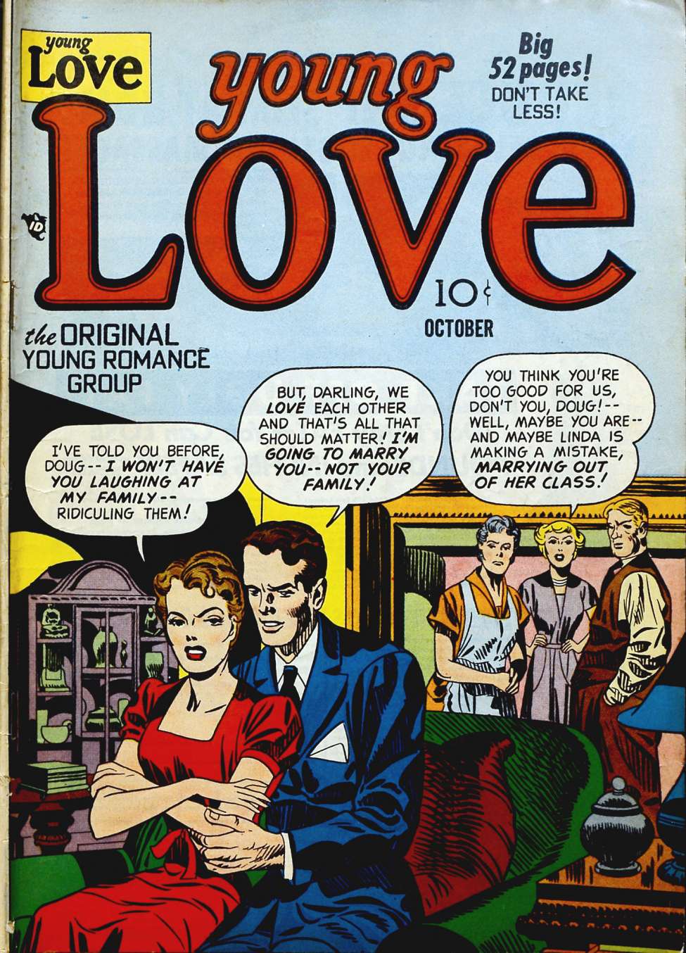 Comic Book Cover For Young Love 14