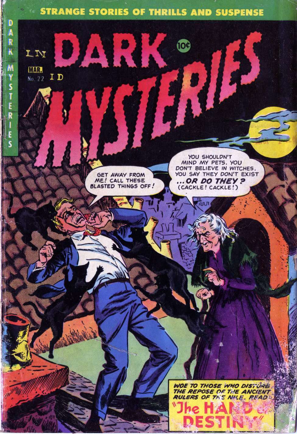 Comic Book Cover For Dark Mysteries 22