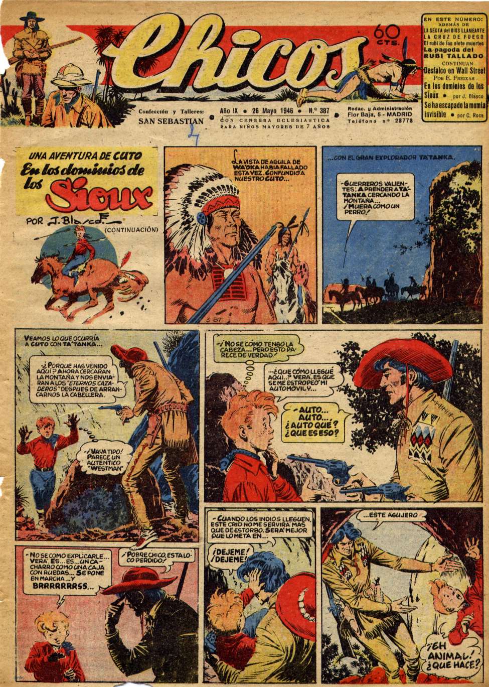 Comic Book Cover For Chicos 387 Sioux