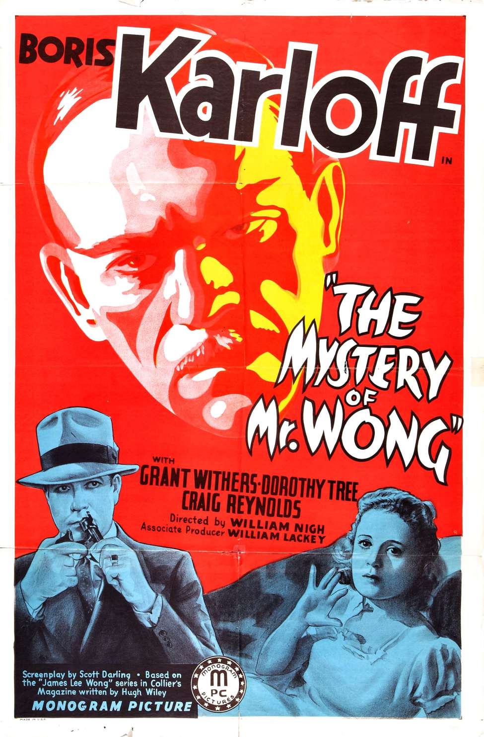 Book Cover For The Mystery of Mr. Wong