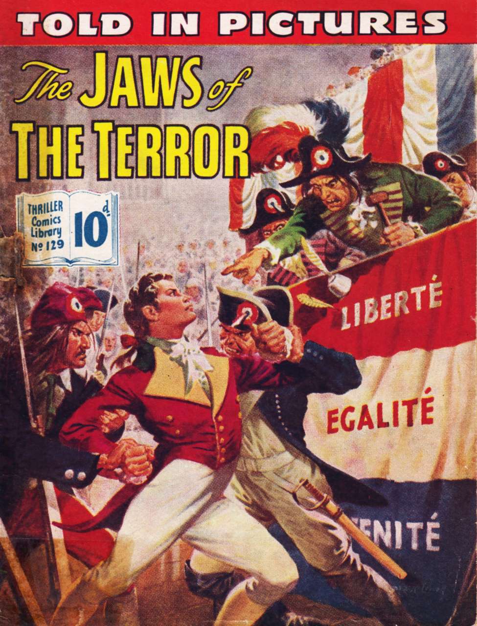 Book Cover For Thriller Comics Library 129 - The Jaws of the Terror