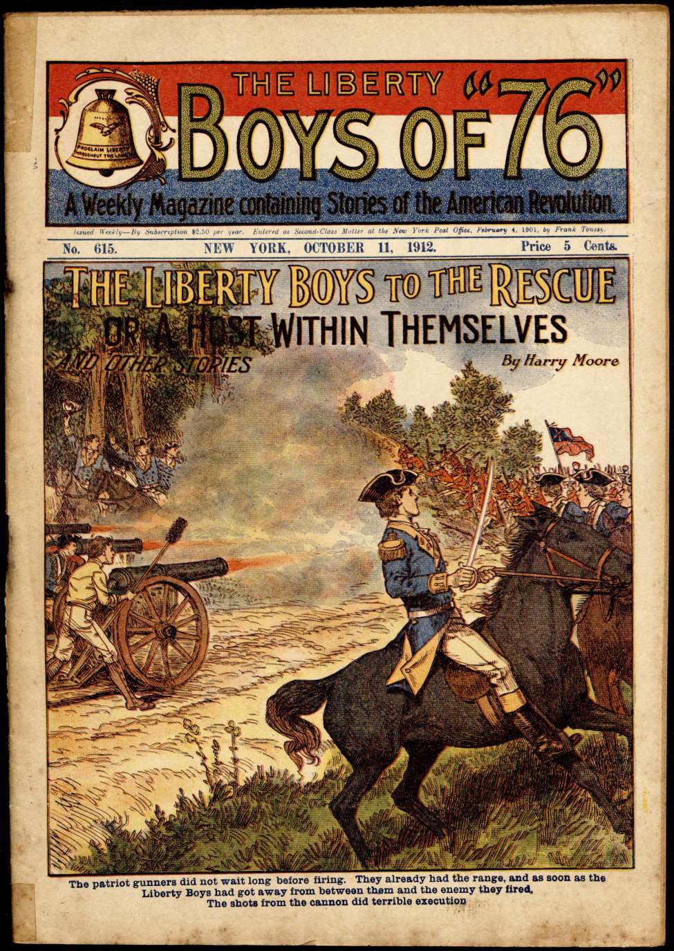 Book Cover For The Liberty Boys of 76 615 - The Liberty Boys to the Rescue