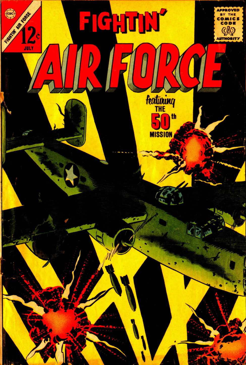 Comic Book Cover For Fightin' Air Force 39