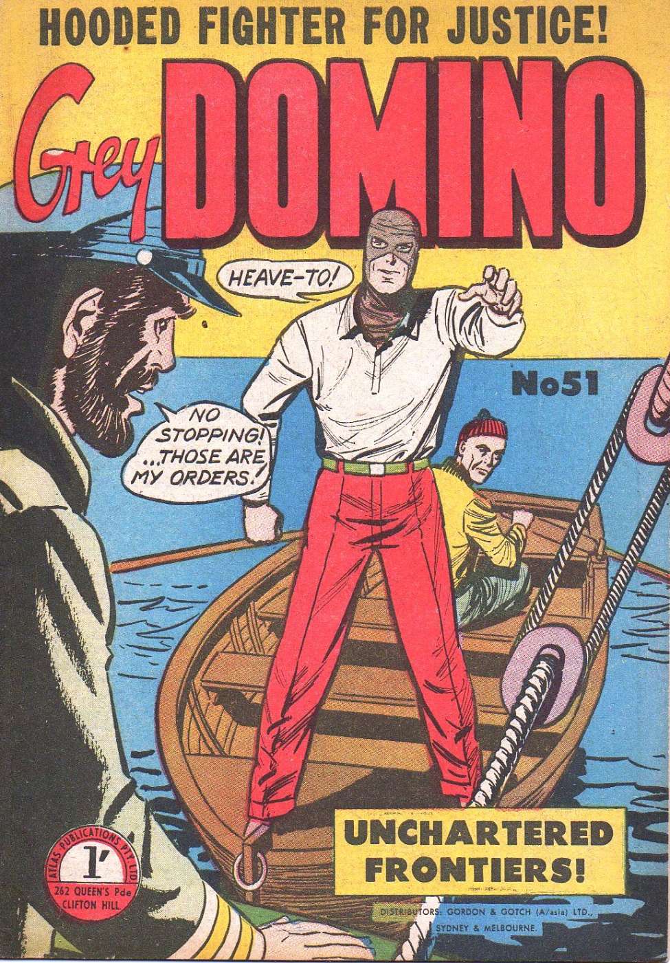 Comic Book Cover For Grey Domino 51