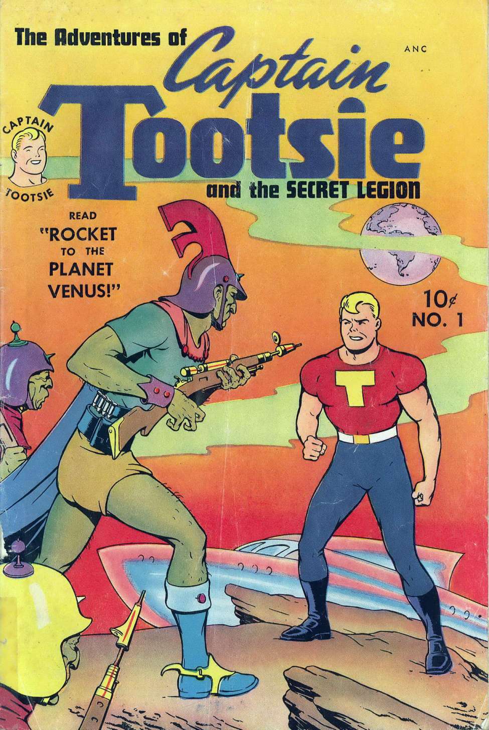 Comic Book Cover For Captain Tootsie 1